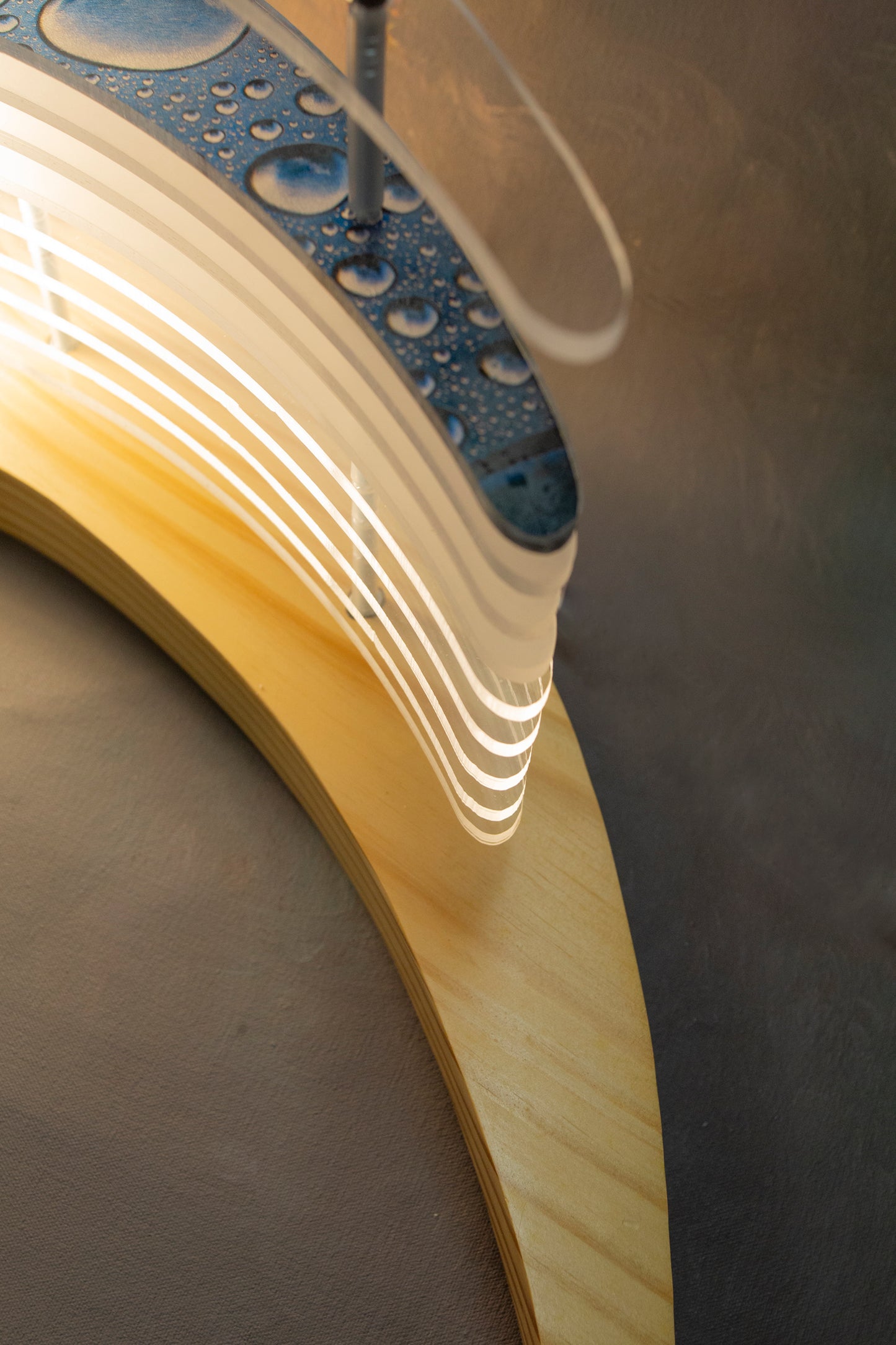 Lamp Down Under Blue
