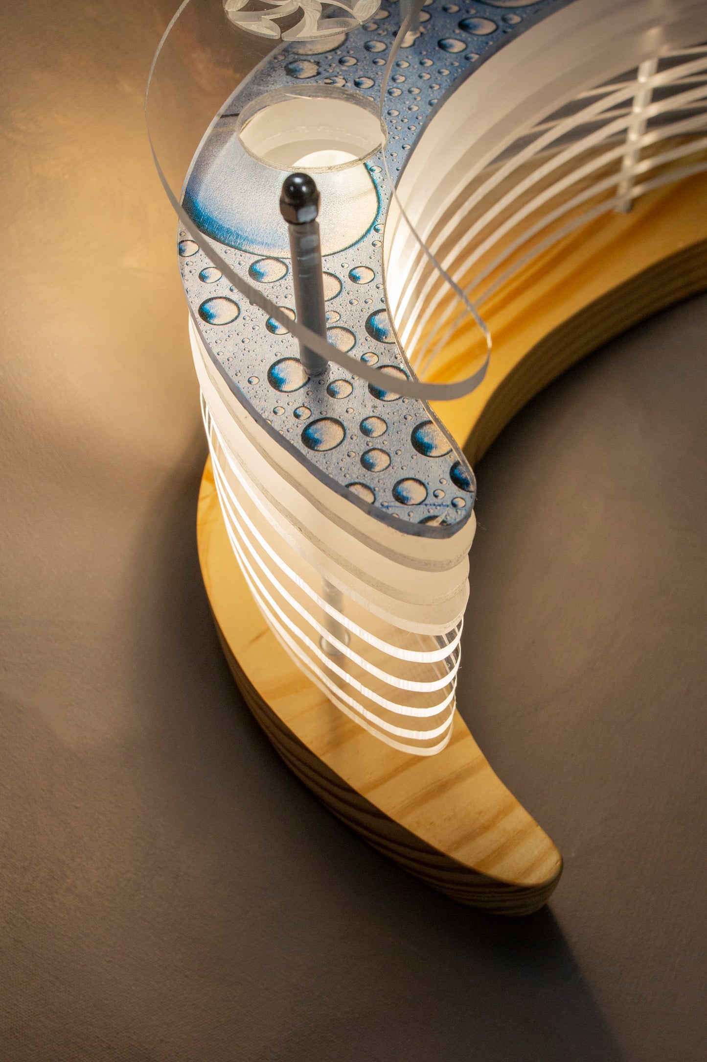 Lamp Down Under Blue